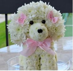 Flamingo Фигурки из цветов