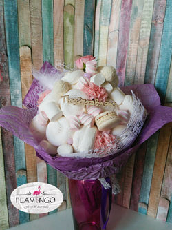 Зефирный сладкий букет