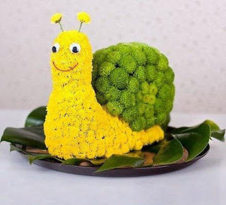 Flamingo Фигурки из цветов