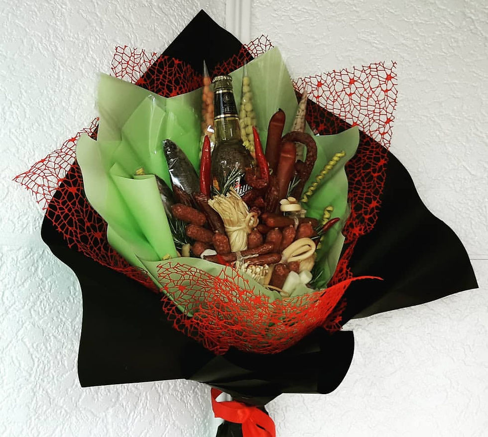 Колбасный букет Flamingo studio