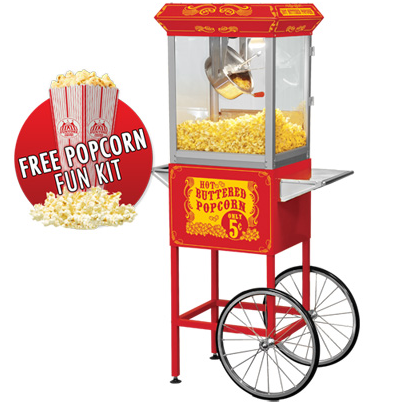 Popcorn Machine with Cart