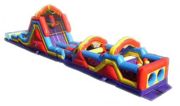 70' FULL Obstacle Course with Slide