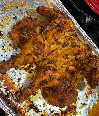 Herb Crusted Roasted Chicken