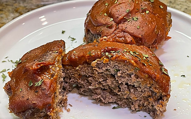 Individual Mini Keto Meatloaves