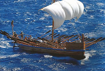 Argo travels with inflated sails