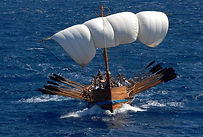 Argo travels with inflated sails
