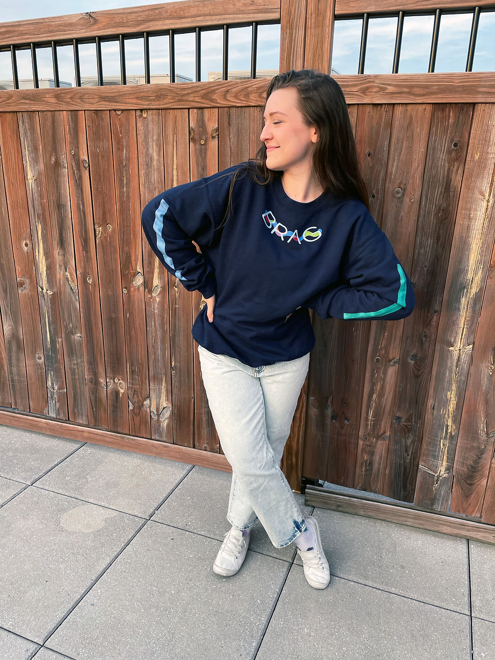 Thumbnail: Navy Brag Sweatshirt