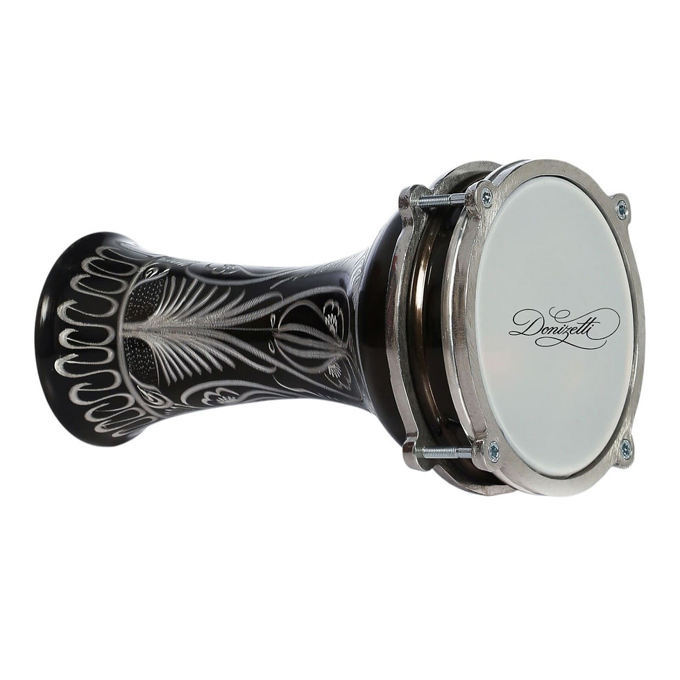 Çocuk Darbukası Siyah El İşlemeli No:4 -2