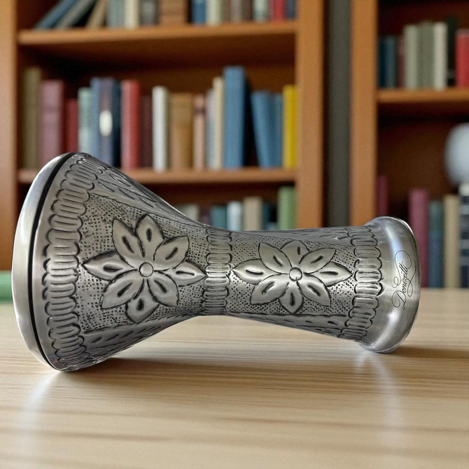 çekiç dövme kabartma desen darbuka yatay