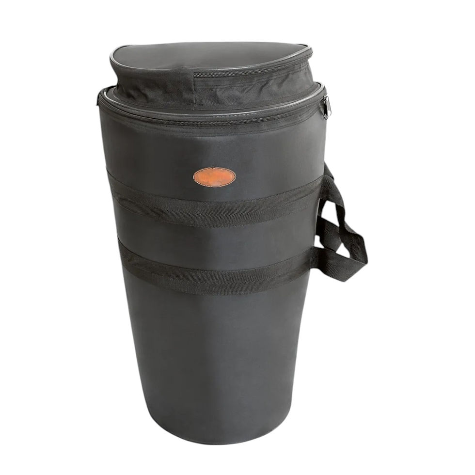 Küçük resim: Prof. Mısır Çömlek Gawharet El Fan Darbuka Kılıfı Çantası Gigbag 25mm Pedli -3