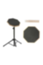 Donizetti Bateri Drum Pratik Çalışma Pad ve Standı + Baget Hediye