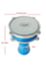 Darbuka Mavi İşlemeli No:1 Çocuk Darbukası -1