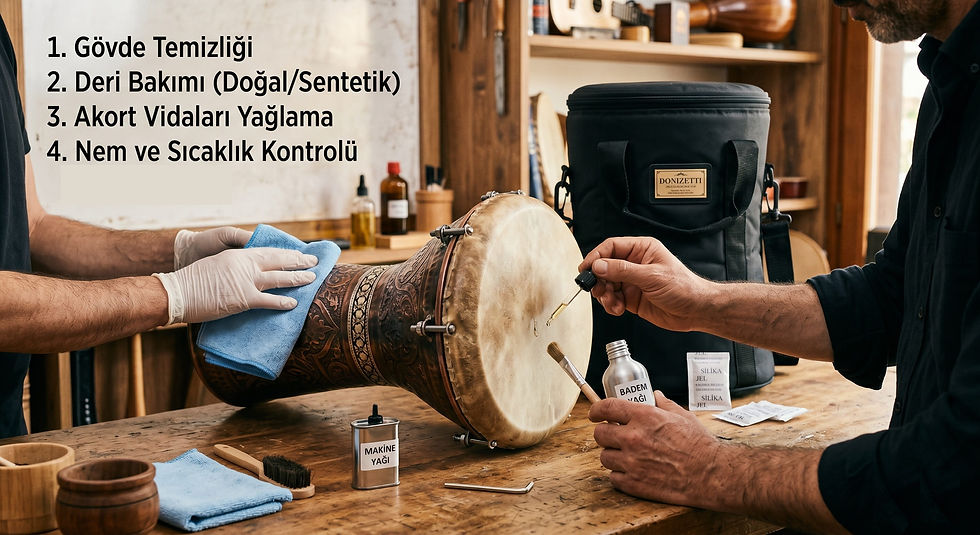 darbuka bakımı