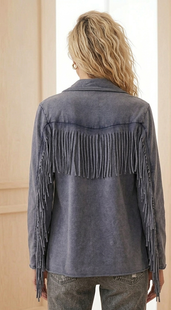 Miniatura: Chaqueta Flecos 