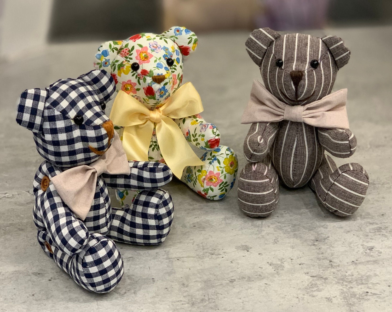 Hand Crafted Liberty Teddy