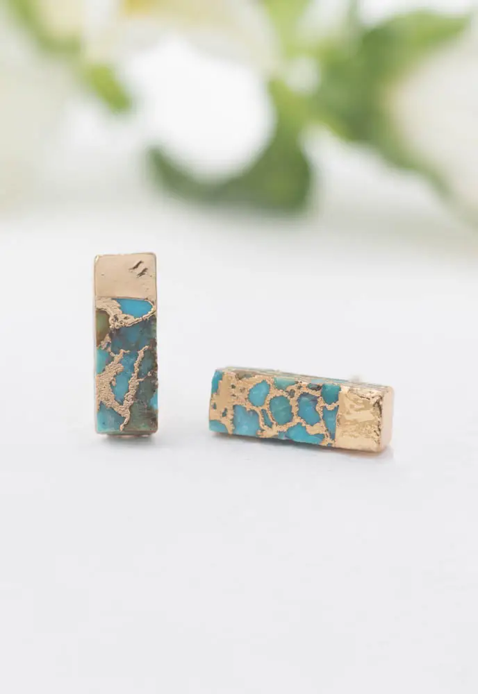 Thumbnail: Turquoise Bar Studs