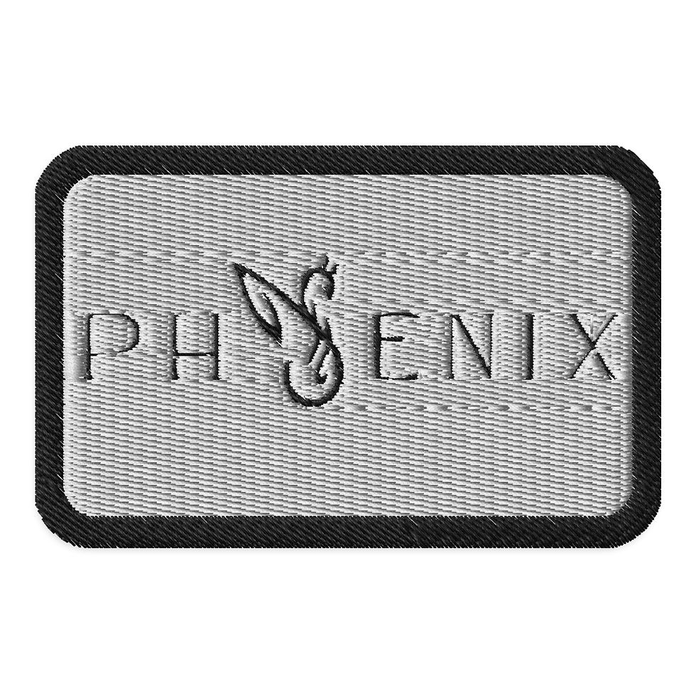 Phoenix Logo Iron-on Embroidered Patch
