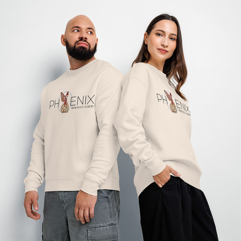 Thumbnail: Unisex relax crew neck sweatshirt