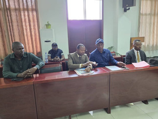 Image de la cérémonie officielle de remise du Certificat d’Agrément à la société KAINDO GROUPE par la CONADESI à Kinshasa.