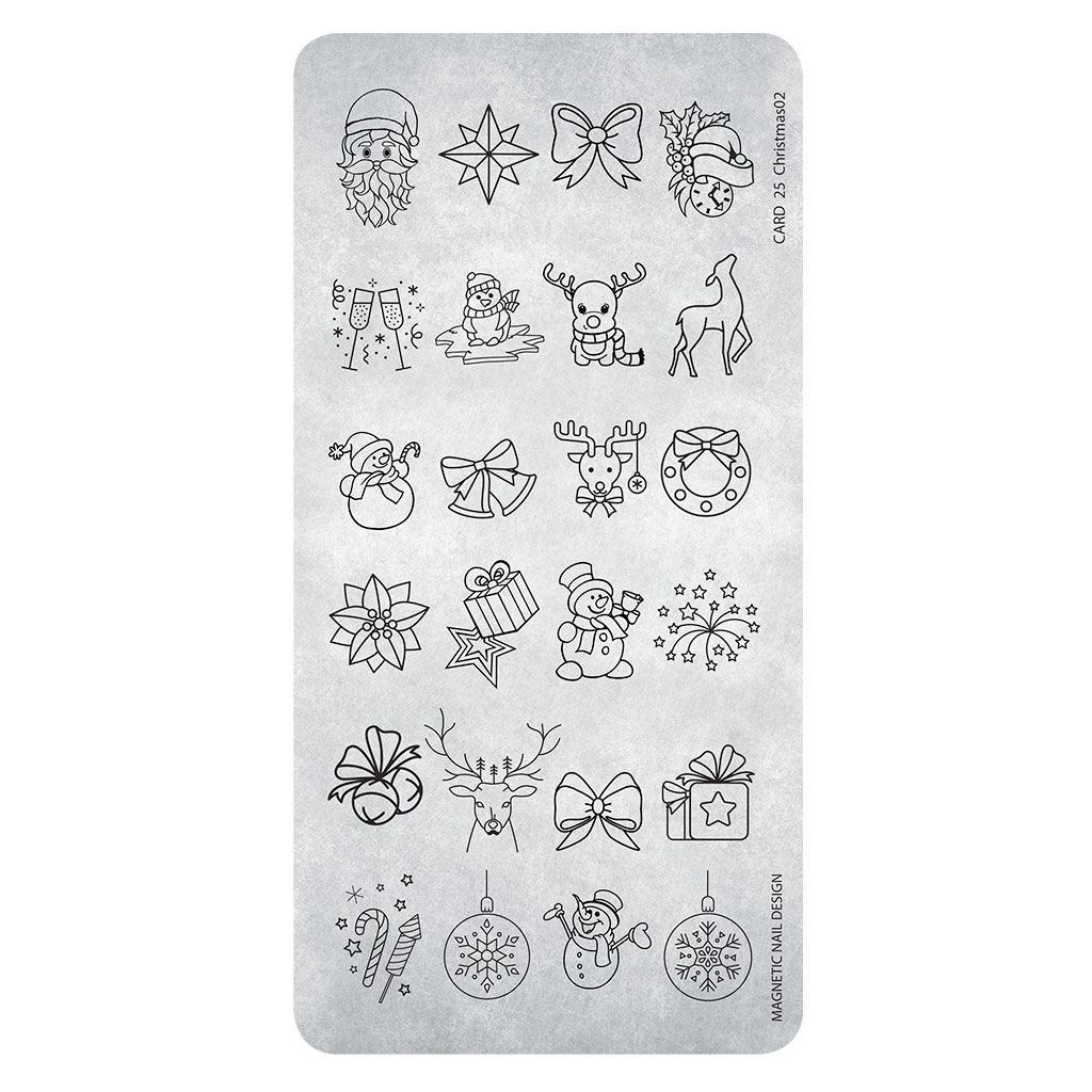 STAMPING PLATE 27 CHRISTMAS 3