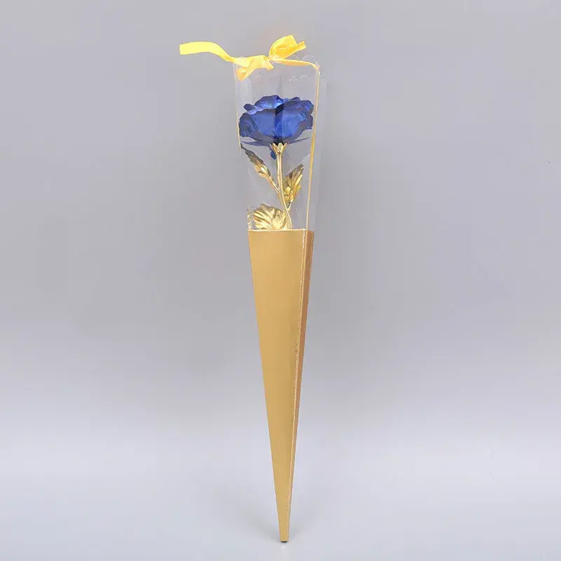 Thumbnail: Valentine's Day Rose 24K Aluminum Foil Plated Gold Rose Love Gift