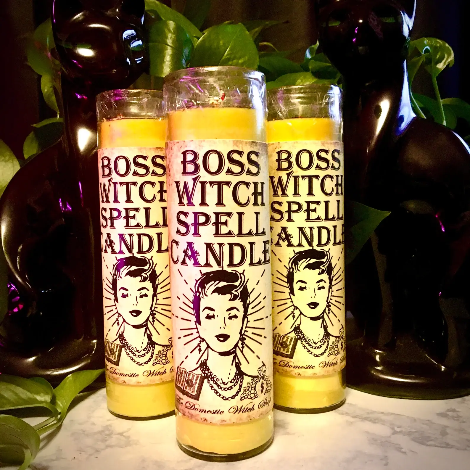 Boss Witch Spell Candle