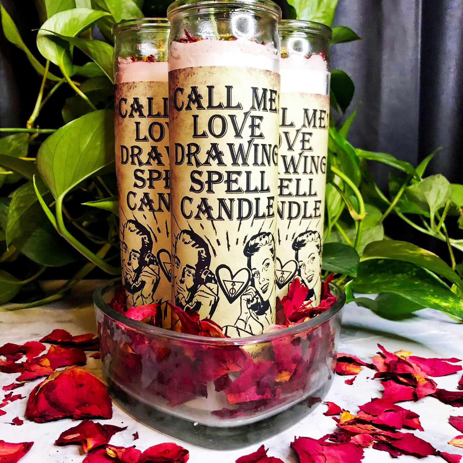 Call Me! Love Drawing Spell Candle