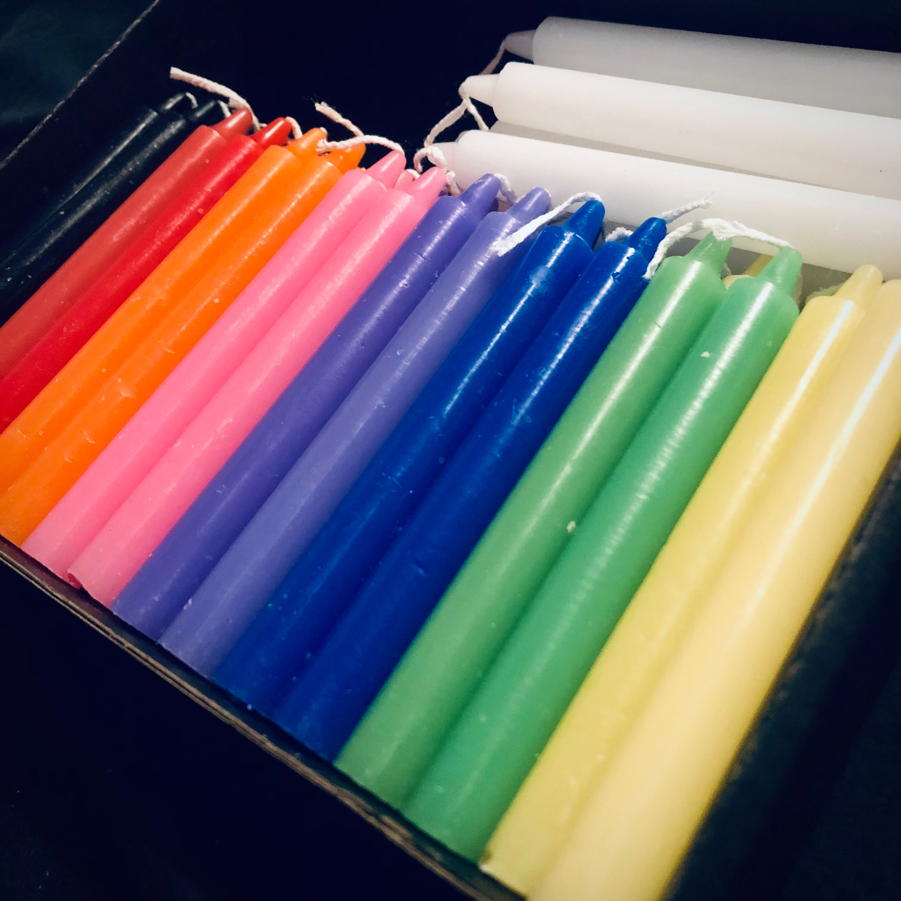 4” Colored Taper Candle