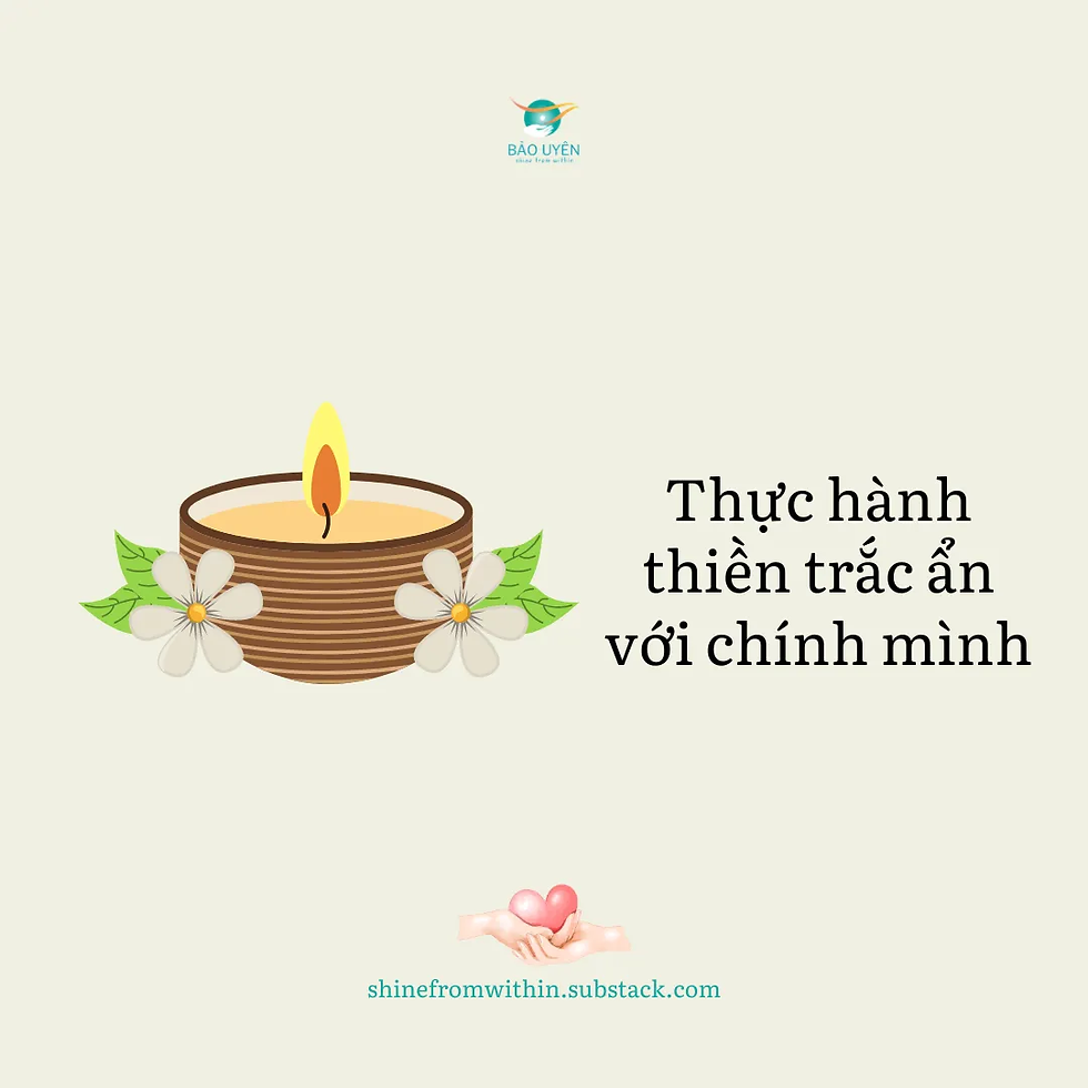 Gợi ý 3: Thực hành thiền trắc ẩn với chính mình