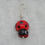 Thumbnail: handmade ladybug zipper pull