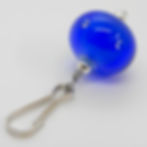 glass zipper pull
