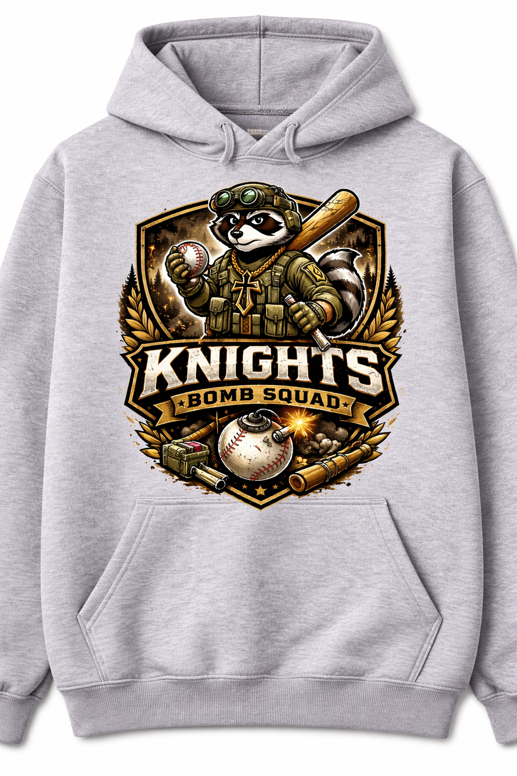 Bomb Squad Hoodie - Knights Baseball