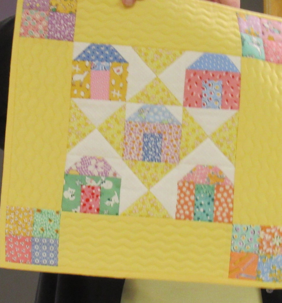 2026 May SNT Diane small yellow quilt 2