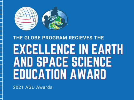 GLOBE Receives 2021 AGU Award