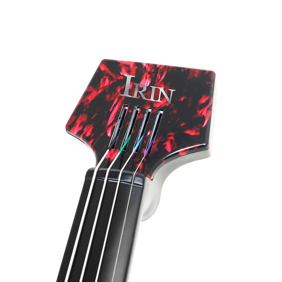 Miniatura: Violino Elétrico Profissional IRIN 4/4 em Fibra de Carbono (Modelo Silent) com 