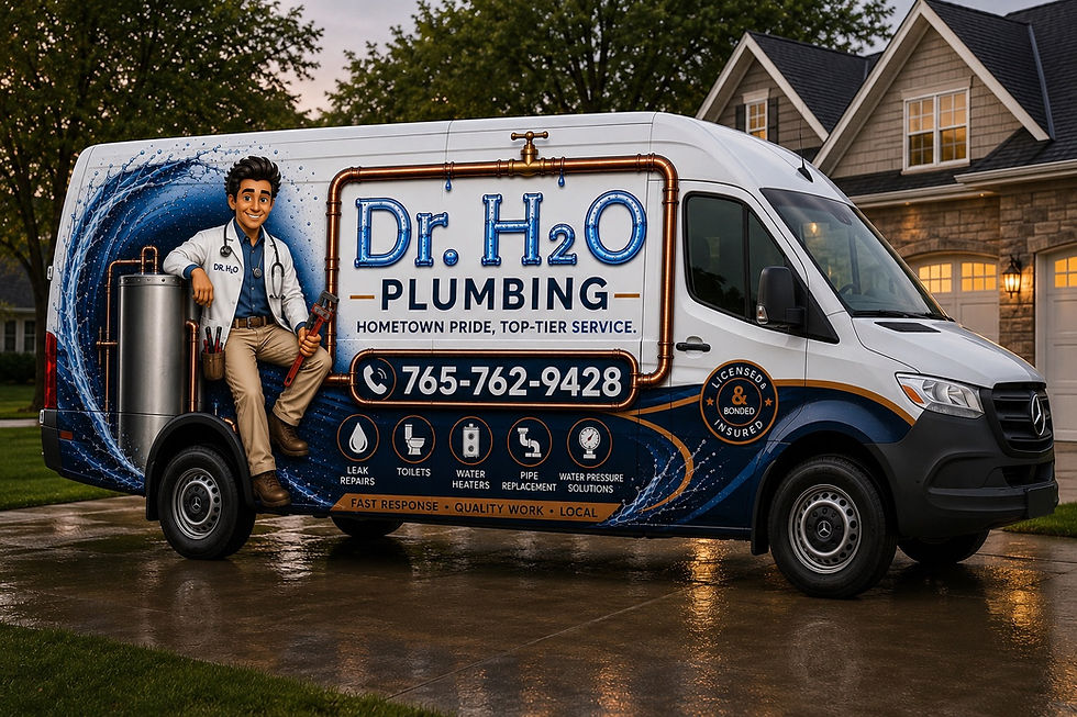 dr.h20 van in customer drive