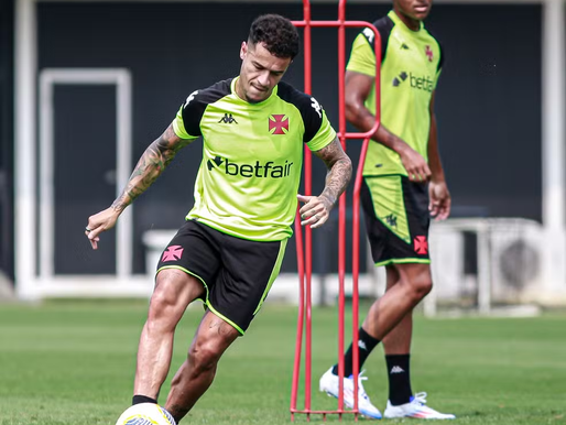 Coutinho é dúvida para o jogo contra o Flamengo e realiza tratamento separado para retornar ao Vasco