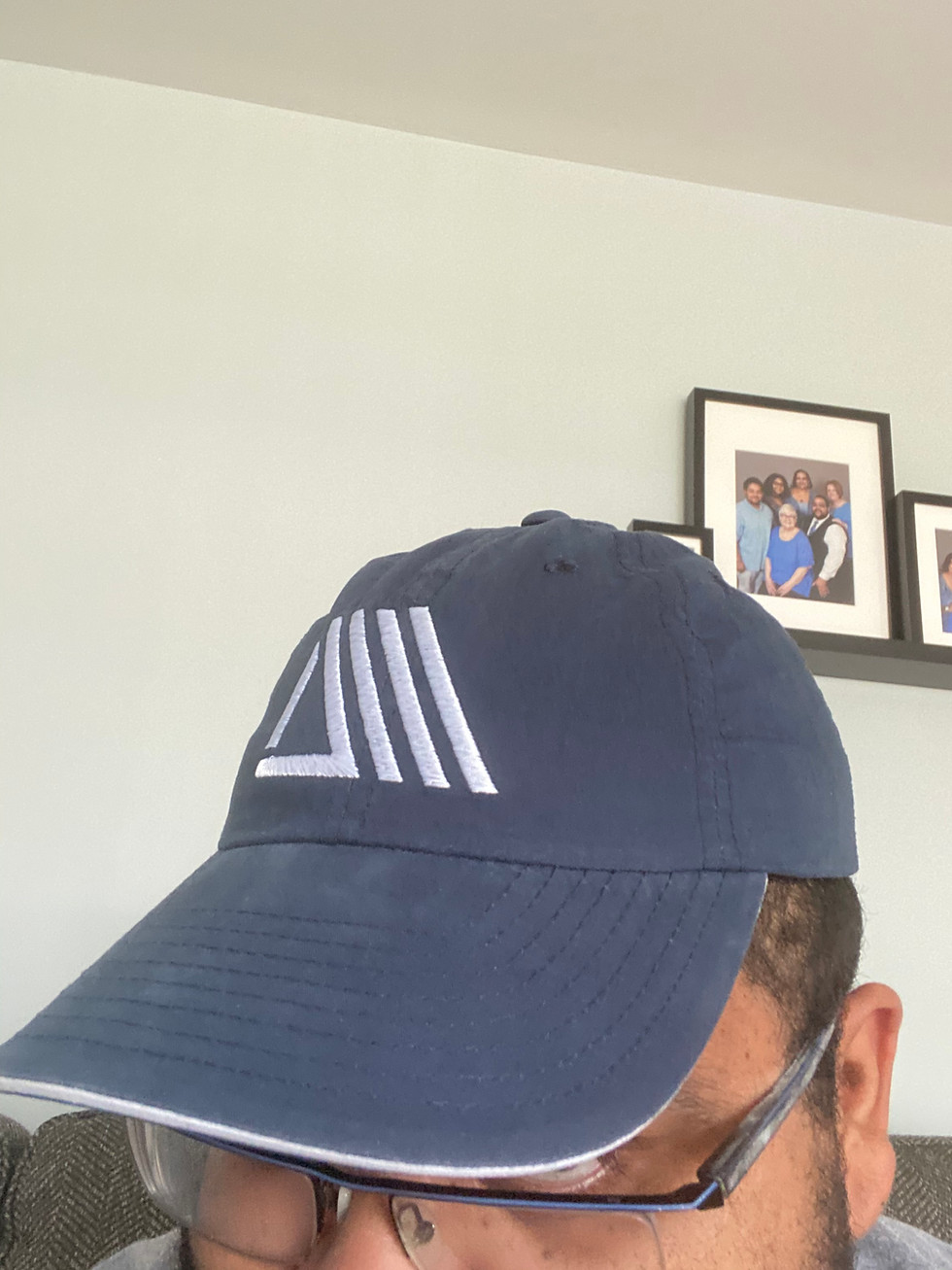 Thumbnail: Daywalkerz Hat - Navy w/White Stitch