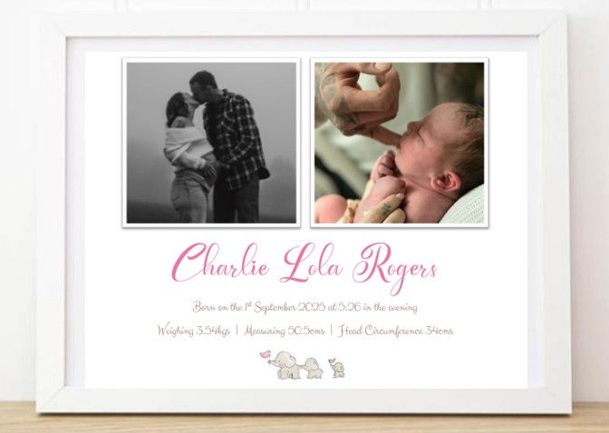 Thumbnail: 2 Photo Elephant Frame