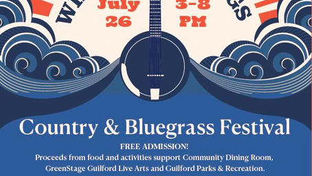 GreenStage Partners with Guilford Parks & Rec and Community Dining Room for Country and Bluegrass Festival