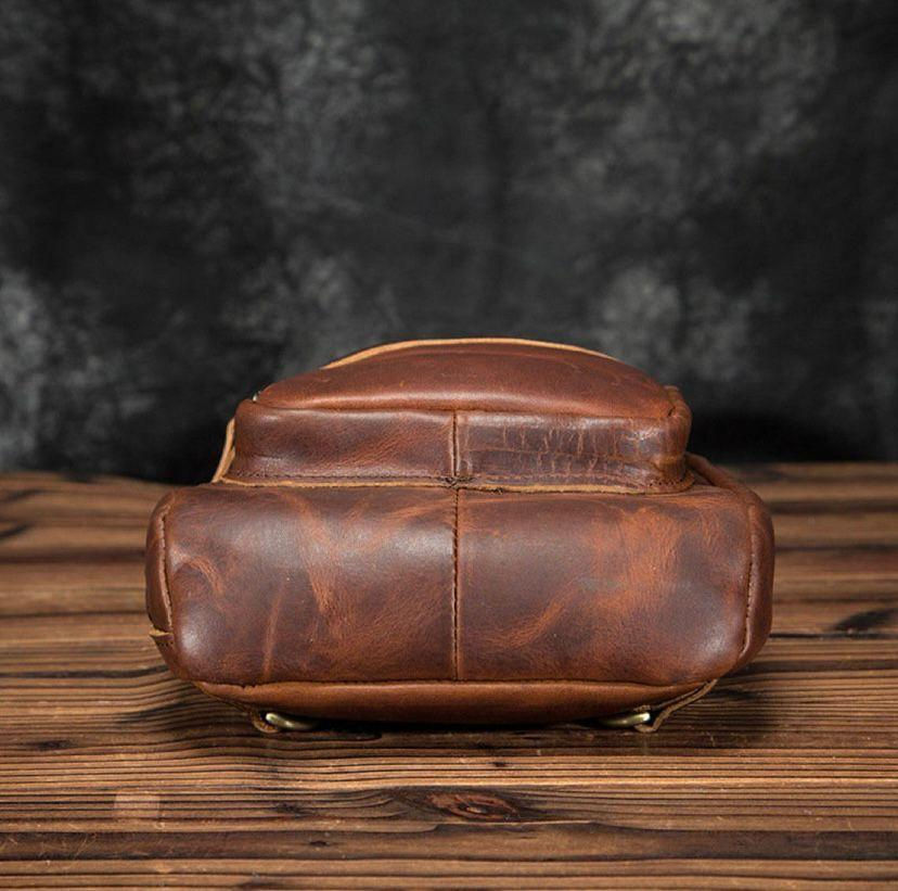 Thumbnail: Brown Leather Backpack