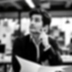 Black and white photo of small business owner considering S Corp election decision in Tennessee