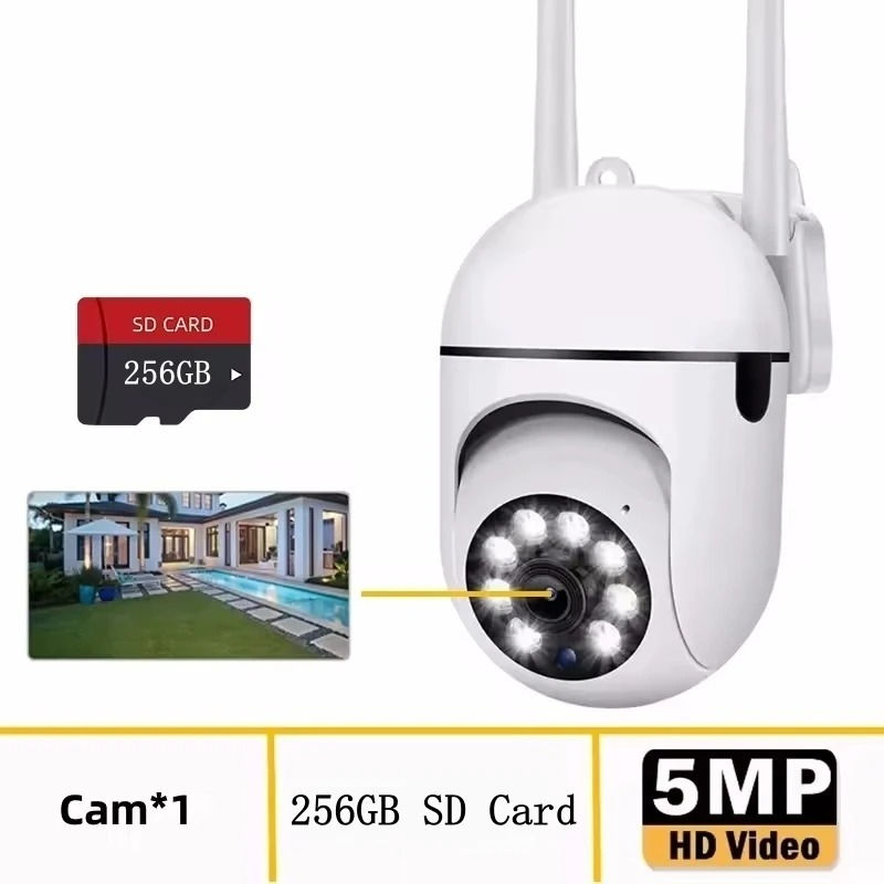 Miniatura: 8MP WIFI Surveillance Camera Dual Lens Dual Screen PTZ IP Cameras Wireless Auto 