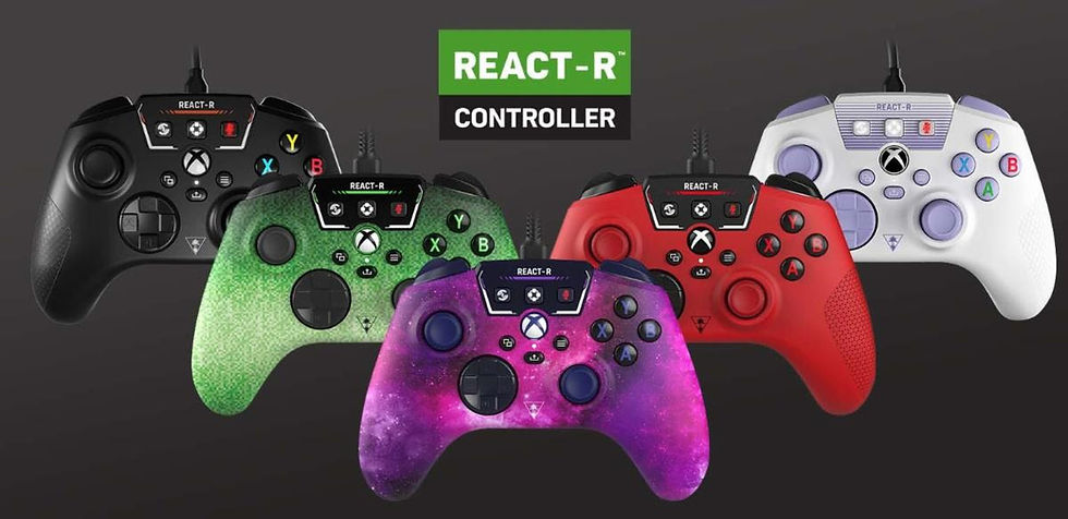 Image: Turtle Beach REACT-R controllers