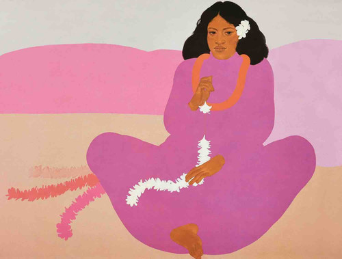 Pegge Hopper Framed Matted print 絵画 ハワイ Pegge Hopper Framed