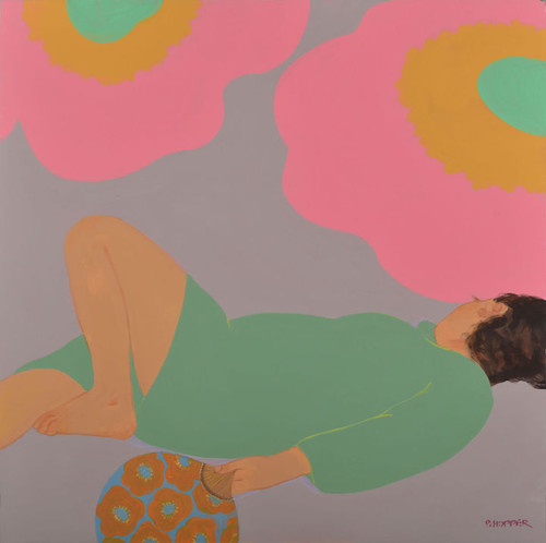 Pegge Hopper Framed Matted print 絵画 ハワイ Framed Pegge Hopper