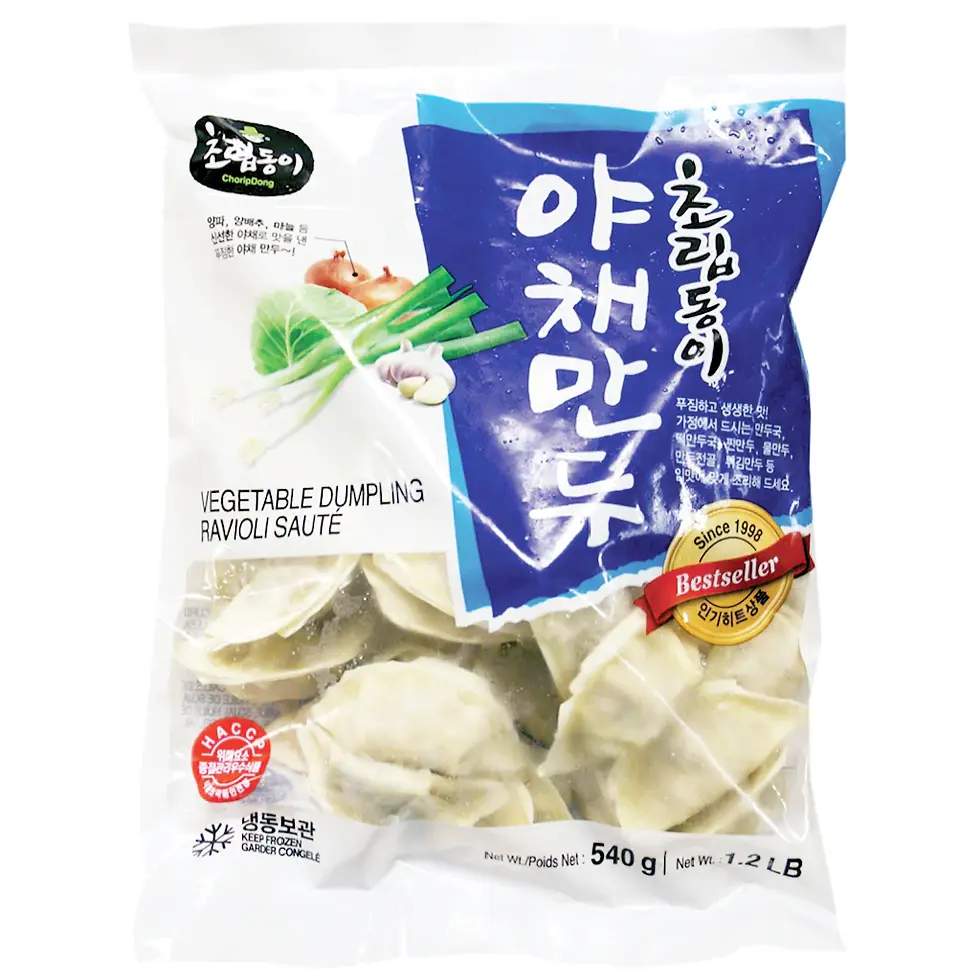 [MJ00058] 초립동이 야채만두 540g