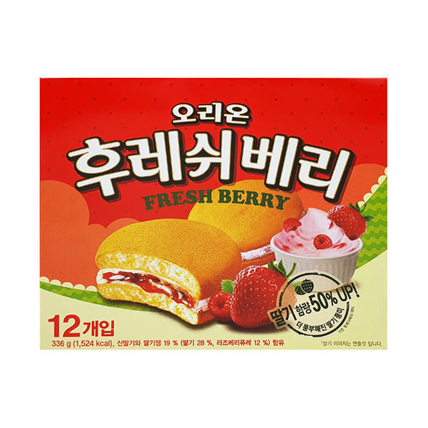 [LU00002] 오리온 후레쉬베리 336g (12개입)