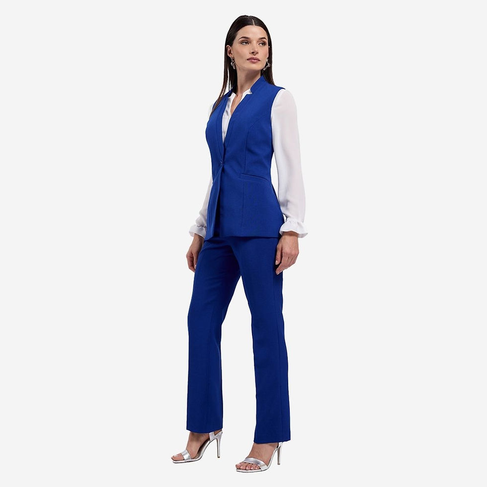 Miniatura: CONJUNTO 3 PIEZAS CHALECO, BLUSA Y PANTALÓN T126063