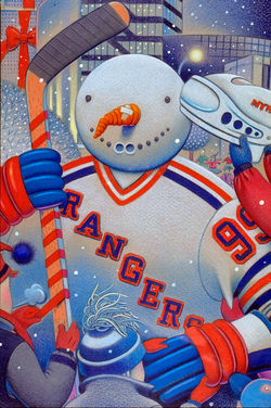New York Rangers Holiday Card